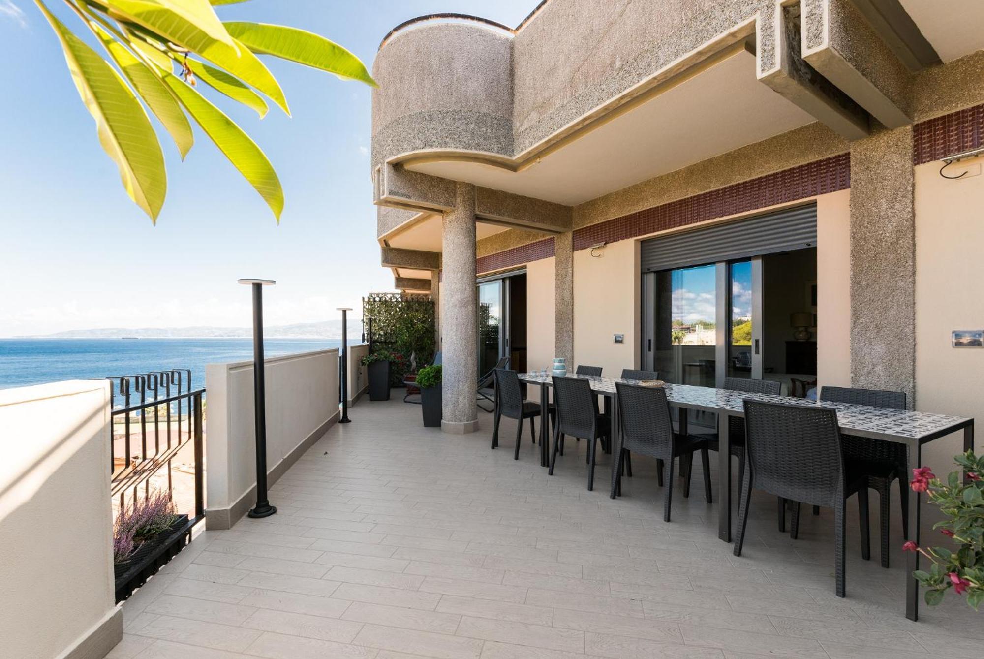 Attico Panoramico - Milazzo Centro Storico - 200 Mq Villa Ngoại thất bức ảnh